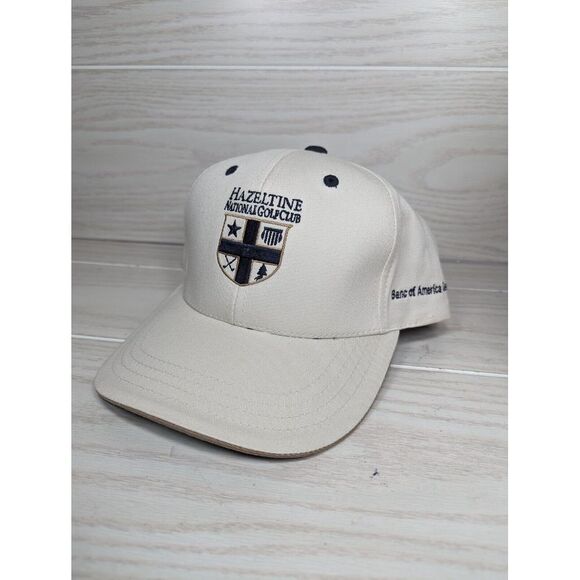 Hazeltine Golf Club Hat‎ Cap Strap Back Adjustable Cotton Golf Logo MN - Picture 7 of 10